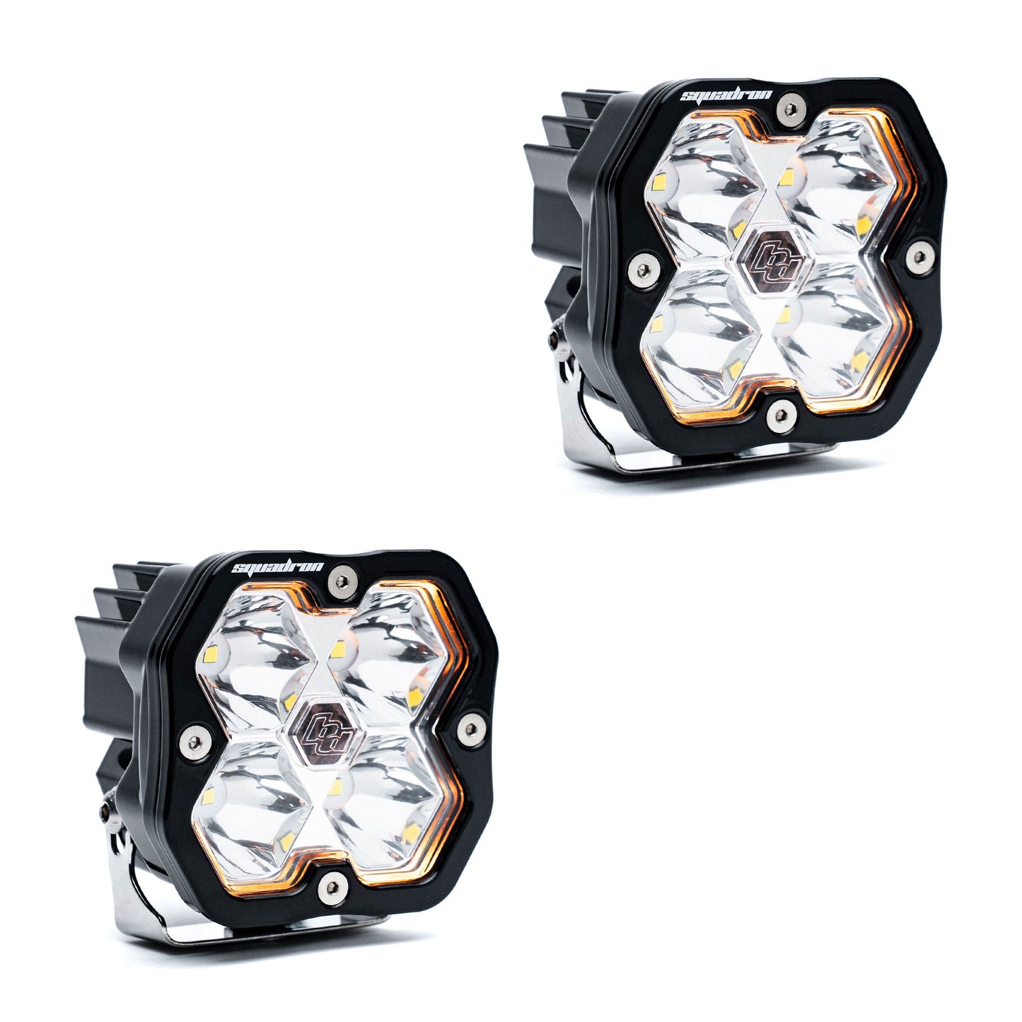 Squadron 2.0 Sport Black LED Auxiliary Light Pod Pair - Universal