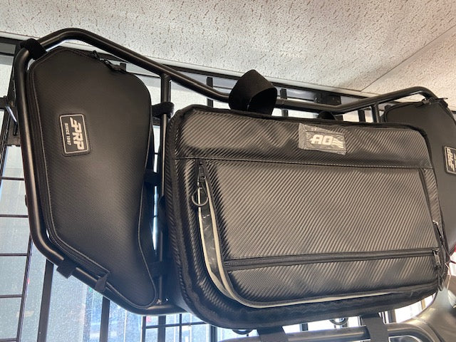 Can am x3 cooler bed rack with ao cooler and prp storage bags