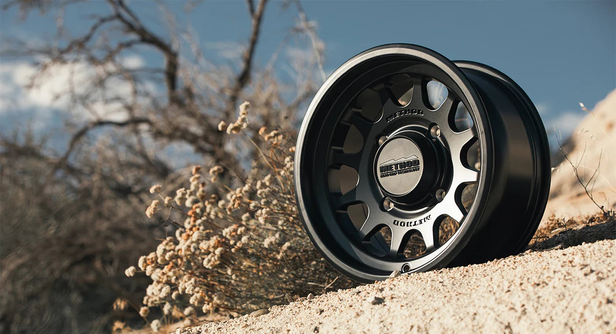 METHOD RACE WHEELS 414 UTV Bead Grip® Matte Black 15X7 5X4.5 MR41457012552