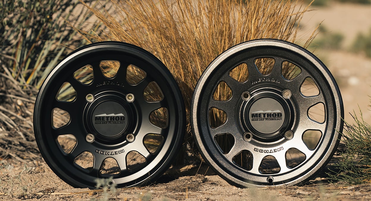 METHOD RACE WHEELS 414 UTV Bead Grip® Matte Black 15X7 5X4.5 MR41457012552