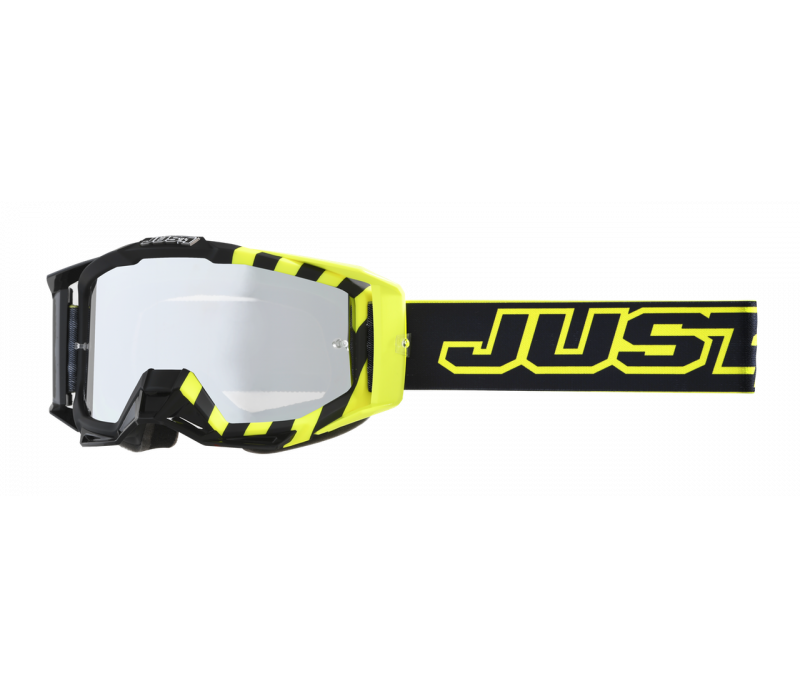 Just1 Racing iris stripe yellow Goggles