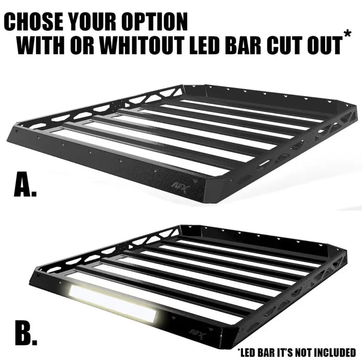 Roof Rack Polaris Ranger Crew XP Full-Size 2014-2024 w/ led bar