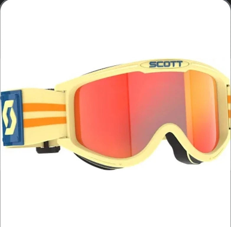 NEW Scott USA Scott 89X Era Goggles Beige /orange Chrome Adult Motocross 89 X