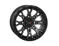 ST6 WHEEL 14X7 4+3 (+10MM) 4/137 GLOSS BLACK/MACHINED