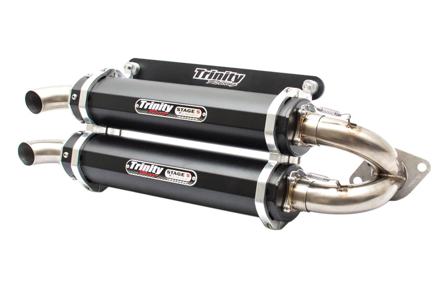 TRINITY RACING RZR XP 1000 Slip on TR-4118S-BK