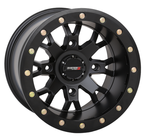 SB4 BL WHEEL 14X10 5+5 (-5MM) 4/156 MATTE BLACK