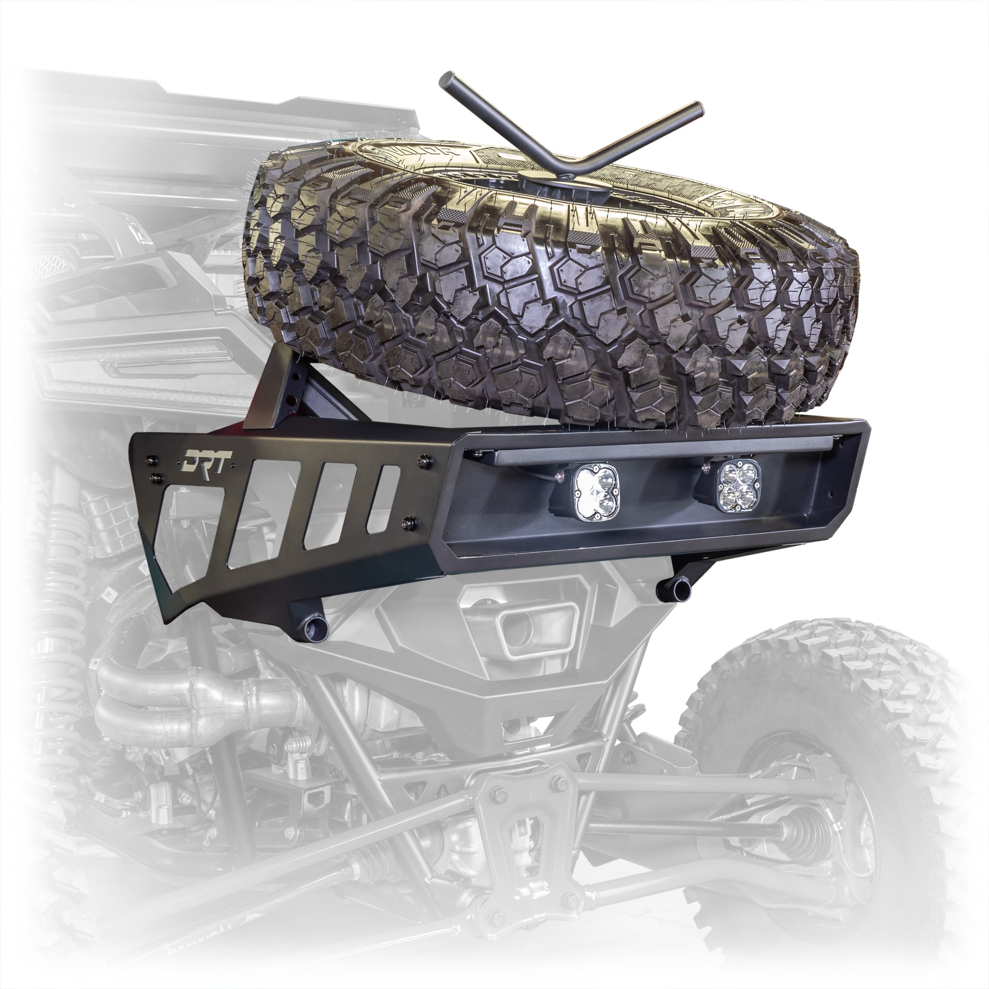 DRT Polaris RZR Pro R Desert Runner Fixed Tire Carrier – Triumphmotorsports