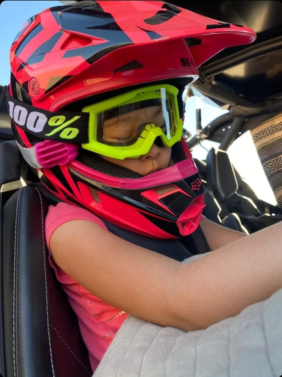 Helmet-Hands/The Safe, Fun, and Easy Way to Help Hold Their Heads up While They nap on Those Long Rides!