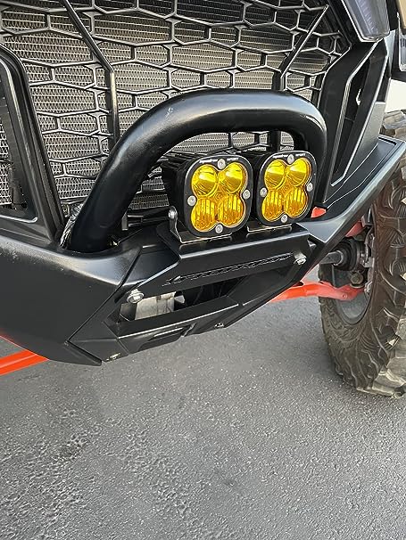 Squadron Sport Black LED Auxiliary Light Pod Pair - Universal amber combo 55-7813