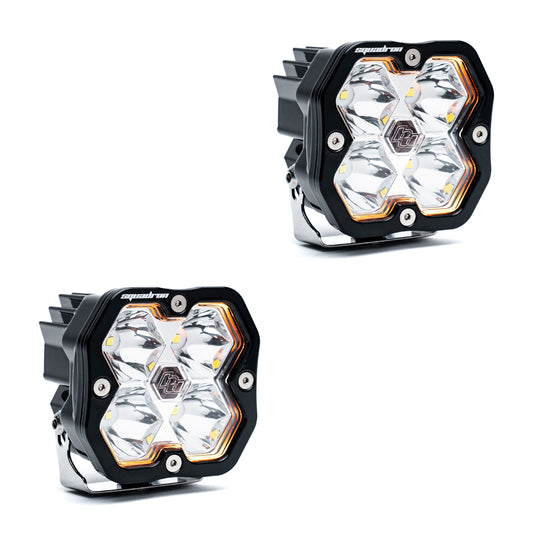 Squadron 2.0 Sport Black LED Auxiliary Light Pod Pair - Universal
