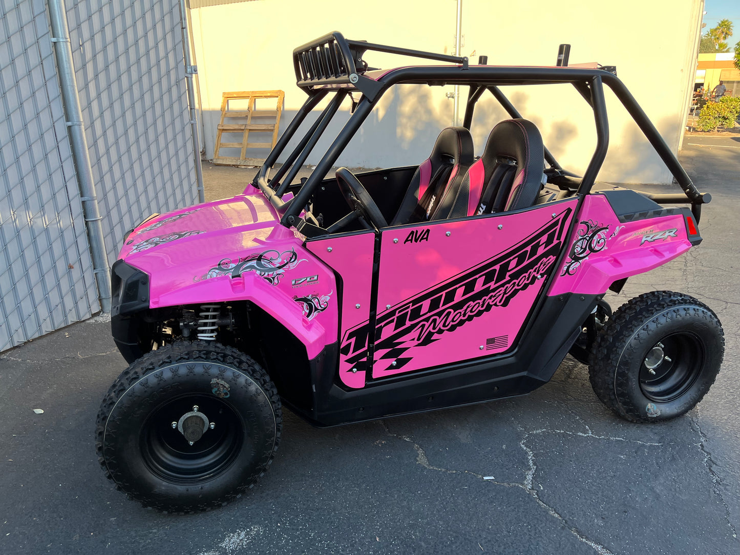 RZR 170 ALUMINUM FULL DOORS dom tubing