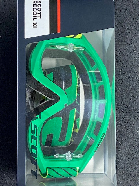 Scott Recoil Xi Goggles green / yellow clear lens 262596-1412113