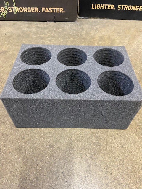 6 pack cooler foam insert
