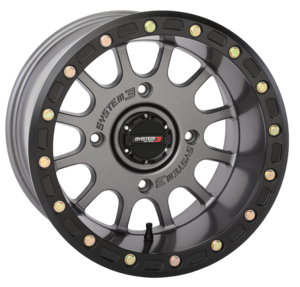 SYSTEM 3 Off-road SB-5 Beadlock 14x7 4 lug Wheels 4/136 gunmetal