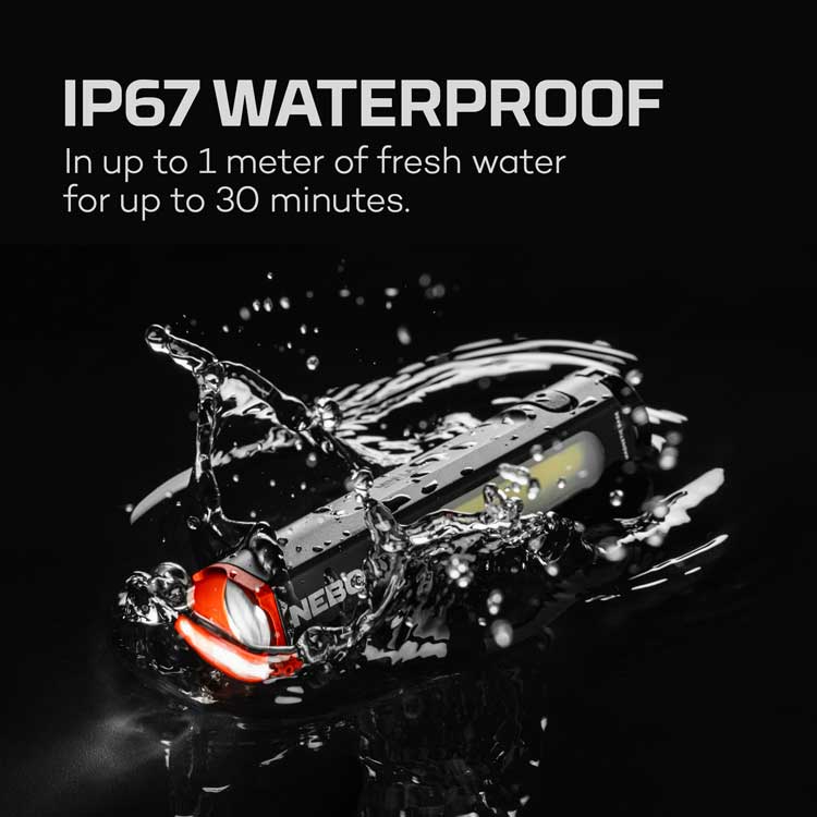 NEBO Mini Larry 500 Flashlight Maximum Illumination, Minimum Size, Boundless Versatility