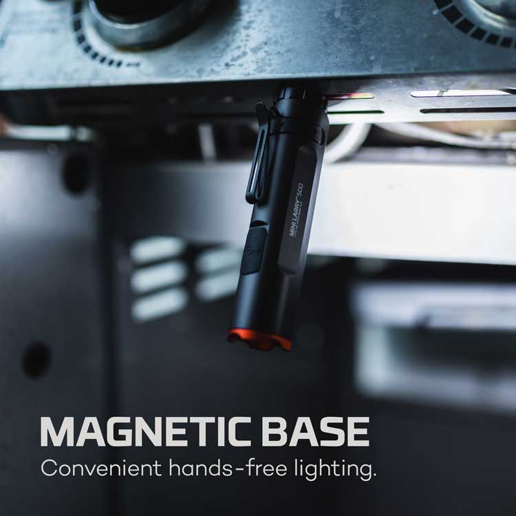 NEBO Mini Larry 500 Flashlight Maximum Illumination, Minimum Size, Boundless Versatility