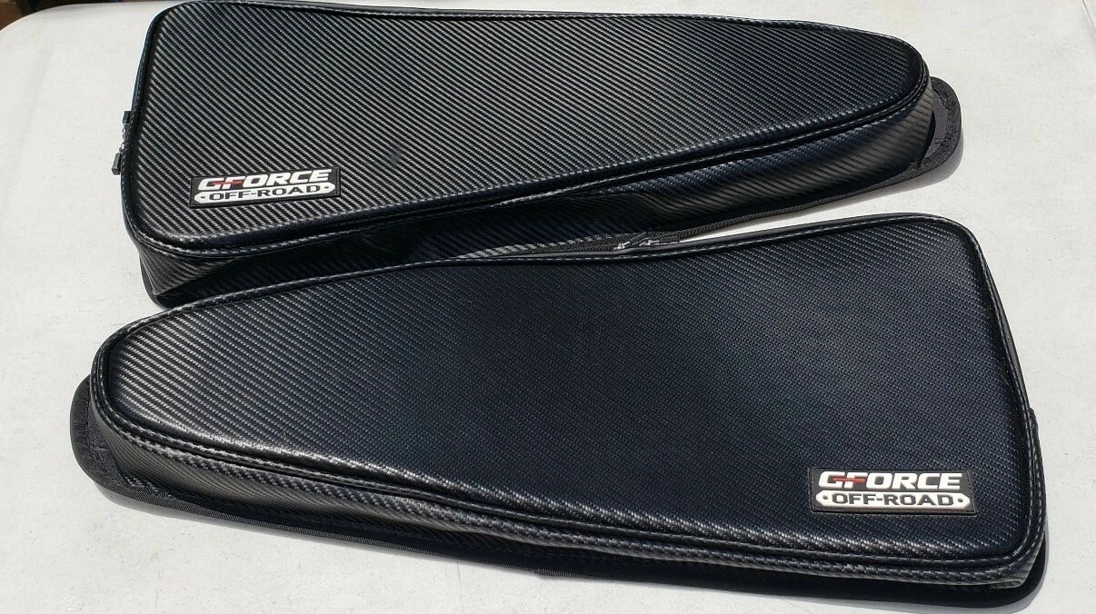 G-Force Off-Road Front Upper Door Bags for Polaris RZR XP 1000-Turbo S-Knee Pad