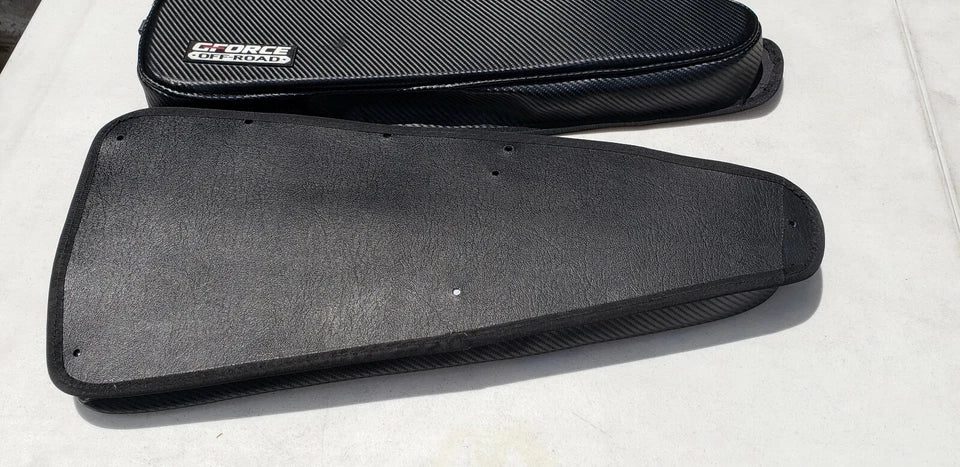 G-Force Off-Road Front Upper Door Bags for Polaris RZR XP 1000-Turbo S-Knee Pad