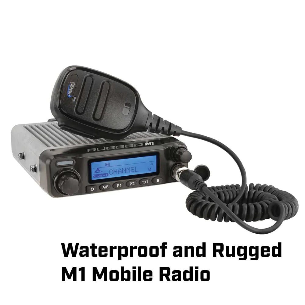 RUGGED RADIOS Can-Am X3 Complete UTV Communication Intercom and Radio Kit with Dash Mount